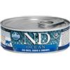 Farmina N&D Cat Ocean per Gatti da 80 gr Gusto Spigola Calamaro e Gamberetti
