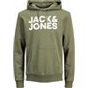 Jack & Jones Jjecorp Logo Sweat Hood Noos 12137054 Felpe con Cappuccio Uomo (Pacco da 1)