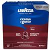 Lavazza 80 Capsule Caffè Lavazza Crema e Gusto RICCO compatibili Nespresso Alluminio