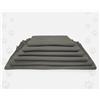 Nasonero Tappetino per Animali Trento in Ecopelle Grigio Tortora h.1 cm, 2-73x46cm