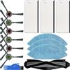 EATBALE Kit di Accessori di Ricambio per Ecovacs Deebot ozmo U2 DGN22 U2 PRO Robot aspirapolvere, 1 Spazzola Principale, 6 spazzole Laterali, 3 filtri HEPA, 3 Panni per mocio (Confezione da 13)