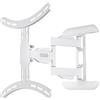 Hama Supporto TV da parete orientabile garanzia 10 anni (supporto TV girevole inclinabile estensibile, 35 kg Max, per schermi da 81 a 165 cm (32 a 65) VESA 200 x 200 a 400 x 400, tasselli Fischer