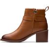 Clarks Chamberly Trim Womens Mid Tan Lea, 6