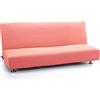 MAXIFUNDAS FUNDAS DE SOFA & CHAISE LONGU MAXIFUNDAS - Copridivano per letto Clic Clac 3 posti Strada Rosa pastello