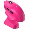 ATTACK SHARK V6 65g SUPERLIGHT Mouse with Magnetic Charging Dock, PixArt PAW3311 Gaming Sensor, 25000 DPI, 500 mAh Battery, BT/Wireless/Wired Ergonomic Mice with Thumb Rest, for Win11/Xbox/PS/Mac