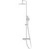 NEWFORM - RISE UP colonna doccia telescopica con miscelatore deviatore, soffione e doccetta a 3 getti - 61180 : Finitura - Cromo lucido