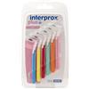DENTAID Srl Interprox Plus Mix Scovolini Interprossimali Varie Misure, 6 Pezzi, Igiene Orale Completa, Prevenzione Placca
