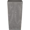 Prosperplast Fioriera Urbi Fioriera Quadrato design 2in1 con vaso in plastica Altezza 750 mm Capacità: 37,0 L / 91,5 L(Antracite) (Merenga)