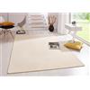 HANSE Home Tappeto Fancy - Tappeto da Soggiorno in Tinta Unita Moderno in Velluto per Sala da Pranzo, Soggiorno, cameretta dei Bambini, corridoio, Camera da Letto, Cucina, Beige, 100 x 150 cm