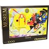 Clementoni - 39195 - Museum Collection Puzzle - Kandisky, Giallo Rosso e blu - 1000 Pezzi, puzzle adulti