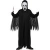 FIESTAS GUIRCA | Costume Ghost Assassin Bambini (5-6 anni) - Cappuccio e Tunica - Costumi da Fantasmi e Assassini per Halloween, Carnevale e Feste in Maschera - Ideale per Bambini - Nero