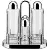 Alessi 5070 Servizio per olio, aceto, sale e pepe in acciaio Inox