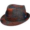 LIERYS CAPPELLISHOP Merino Patchwork Trilby Cappello Prodotto in Italia Unisex Autunno Inverno