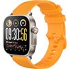 GIOPUEY Cinturini Compatibile con Realme Watch 5, Morbido Silicone Cinturino [Resistente all'Usura] [Traspirante] - Yellow