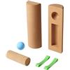 PetPog Tavoletta propriocettiva in sughero per piedi e caviglie - Balance board 4 in 1 con blocchi, rullo, palla fasciale e fasce per dita - allenamento equilibrio & forza dei piedi a casa