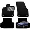 MTC Automotive Tappetini Seat Ateca dal 2016, Su Misura, Set 4 Pezzi | Tappetini Auto Battitacco Gomma Rinforzata, Fix Rotondo, Bottoni Ancoraggio, Antiscivolo, Tutti gli Allestimenti