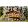 FALLER Highgegebirgshütte Moser-Hütte - Modellino con 274 pezzi 182 x 130 x 120 mm I Modelleisenbahn H0 Berghütte