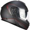 Cgm Casco Moto Modulare CGM 560G MAD RIDE Nero Rosso opaco