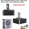 Simoni Racing Coppia Lampadine LED Force EVO D5S 400V a 2,5Kv 35W 8600l 6500k Simoni Racing