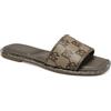 DKNY Badin-Flat Slide 5mm, Sandali scorrevoli Donna, Nero, 40 EU