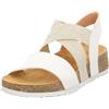 Think! Sandali da donna con fodera in pelle koak, Bianco 1000, 41 EU