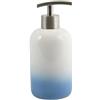 MSV Dispenser Sapone Ceramica Zucchero Blu Pastello