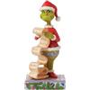 Enesco The Grinch by Jim Shore Grinch - Statuetta con scritta in lingua inglese Holding Naughty/Nice List