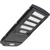 PNI Lampione stradale SL130 da 300 W, con pannello solare integrato da 20 W, 6500 K, 2900 lm, 4 batterie integrate da 20 Ah, sensore di movimento a microonde