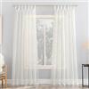 No. 918 sheer voile tenda a pannello, guscio d' uovo bianco, 149,9 x 160 cm