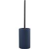 Spirella Tubo per scopino per WC in Porcellana Blu Opaco