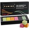 Fumino Multipack di Lussuosa Cera Fresca Profumata da Sciogliere Wax Melt Tart Artigianale Fumino Pacchetto Essenziale 12 Cere da Fondere 6 Fragranze dalla Profumazione Intensa con Cera d'Api e Olio di Cocco