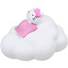 Blue Sky Studios Hello Kitty Cloud Light - Lampada ricaricabile USB-C con 3 livelli di luminosità - Design in vinile morbido - Hello Kitty che dorme su una nuvola - Lampada da scrivania notturna