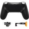 eXtremeRate DAWN Type-C Versione Remap Kit per ps4 Slim Pro Controller JDM-040/050/055,6 Profili 4 Tasti Aggiuntivi Cover Posteriore per ps4 Joystick(Senza Controller)-Nero
