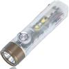 RovyVon Aurora A7 G4 7075 USB C ricaricabile portachiavi torce 650 alta lumen piccola luminosa EDC torcia, bianco/365 nm luci di posizione versatili per campeggio, cane da passeggio, corsa notturna