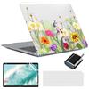 MUSHUI 4 in 1 Custodia per MacBook Air 13 M1 2020 2019 2018 A2337 / A2179 / A1932, Cover Rigid Protettivo Guscio Rigido Case & Copritastiera & Adattatore USB C per Mac Book Air M1, New11