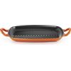 LE CREUSET Grill Griglia Rettangolare Evolution 30x27cm Ghisa Vetrificata Arancio