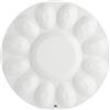 LA PORCELLANA BIANCA Convivio Vassoio Porta Uova 26,5cm Porcellana