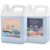 SANAAA Resina epossidica lucidissima 3X resistente alla colorazione gialla 4000 g, resina autolivellante e indurente, trasparente e senza bolle, adatta per gioielli, rivestimenti in legno e resine da