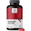 HealthyWorld Olio di Krill 1200 mg - 180 Capsule Molli - Omega-3 + astaxantina - Senza glutine, lattosio e aromi artificiali - Fornitura per 3 mesi - Funzioni cardiovascolari