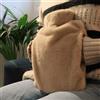 ZLEEPY Pouchy - Borsa dell'acqua calda in finta pelliccia, super morbida, in finta pelliccia vegana, borsa da mano per il calore, fodera rimovibile, 2 litri per un calore di lunga durata, fornita con