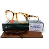 VENICE EYEWEAR OCCHIALI Occhiali da Lettura Johnny Vintage Donna e Uomo, Visione Chiara - Moda Comodo Demi-Grigio-Rosa (Demi, +3,00)