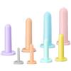 CSEDF-CRYP Dilatatori Silicone 8 Pezzi, Dilatatore Vaginale, Dilatatore Ano per Donna Uomo, Multicolore M