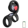 Roluck Anello Vibrante per Lei e Lui - Cock Ring con 9 Vibrazione Sexytoy Coppia Sex Toys ockring Stimolatore Pene Sex Toy Stimolatore per Clitoride