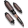 Farery Ferro arricciacapelli Thermal Brush, 9 temperature Spazzole calde per capelli medio-spessi e grossolani, spazzola calda in ceramica a riscaldamento rapido, testine sostituibili a doppia