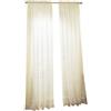 No. 918 Erica Crushed Sheer Voile in Rilievo Tenda mantovana, Poliestere, Eggshell White, 51 x 63