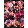 Kare Design quadro acrilico su tela Touched Flower Bouquet, multicolore, fuchsia, decorazione parete, motivo fiori, telaio legno massello, dettagli dipinti a mano, 200x140x4cm (A/L/P)