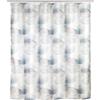 WENKO Tenda per doccia antimuffa Navan, tenda in tessuto antibatterico per doccia e vasca, lavabile e idrorepellente, con 12 anelli da fissare all'asta della doccia, 180 x 200 cm