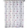 SKL HOME by Saturday Knight Ltd. - Tenda da doccia in poliestere, multicolore, 70 x 72 cm