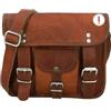 Gusti Leder Gusti Borsebag in pelle - Emilia 7 sacca per zucchero vintage in pelle marrone uomini unisex