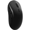 A.JAZZ SUPERLIGHT NJ07 Mouse Wireless Per Computer, BT/2,4G/USB-C, Leggero 67g, 12800 DPI, Batteria da 300 mAh, 1K Polling Rate, Ergonomico, Mouse da Gioco Ufficio Silenzioso e Senza Fili - Nero